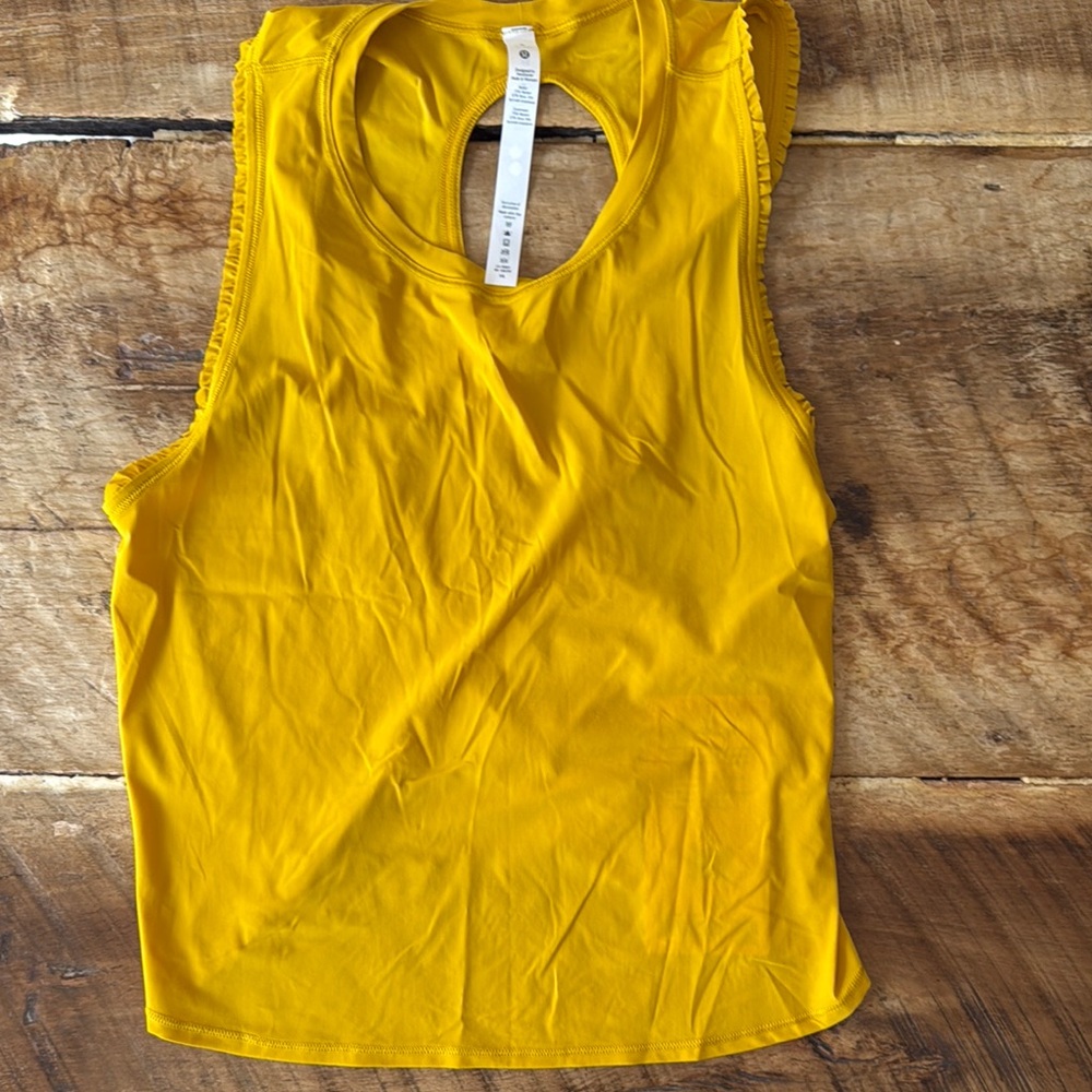 🍋 Lululemon Fast & Light Tank Frilled